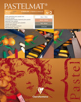 Clairefontaine Pastelmat Pad No.2 240x300mm 360gsm 12 Sheets 4 Colour Shades of Paper 96007C